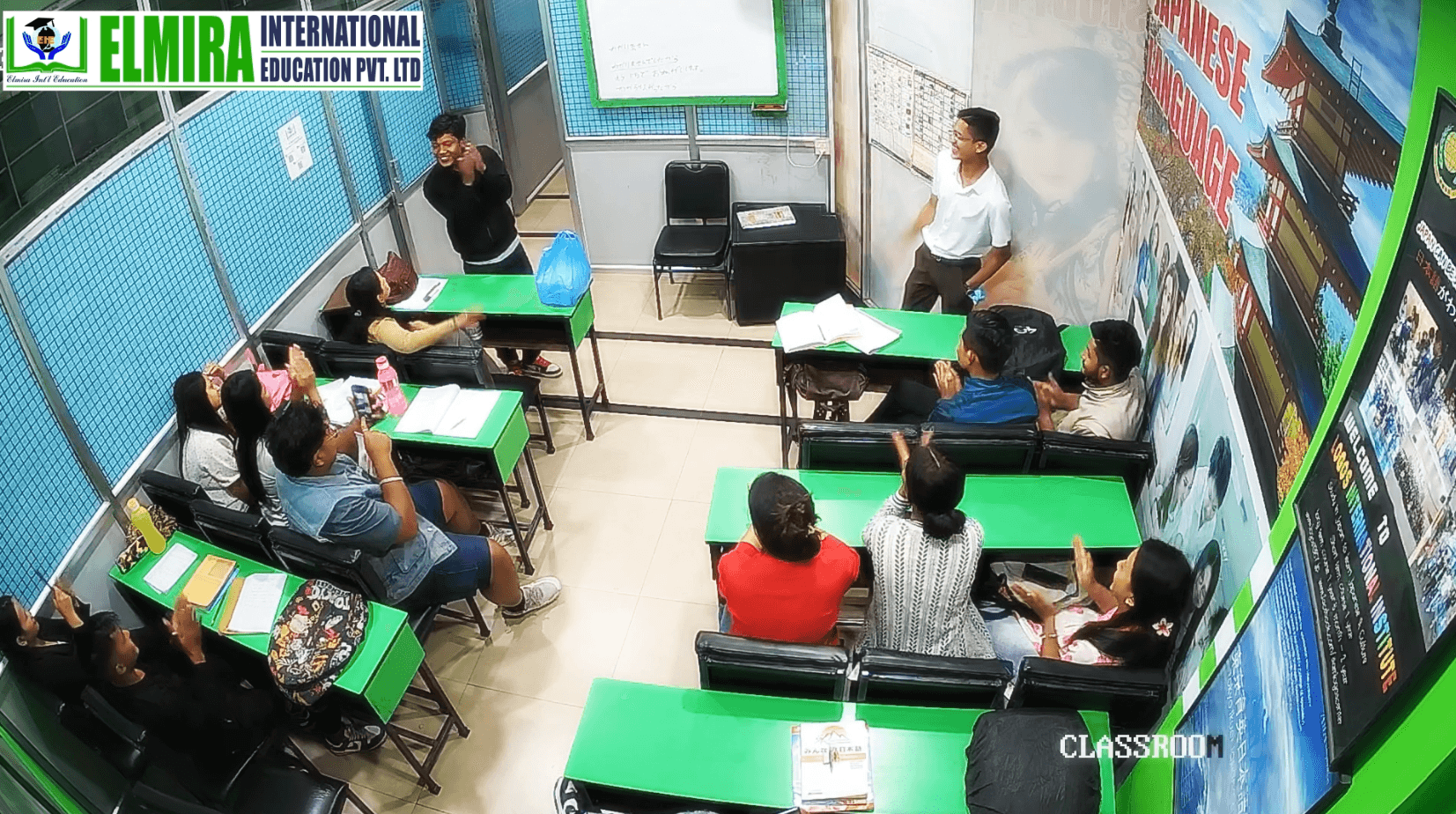 With Elmira Students gallery item